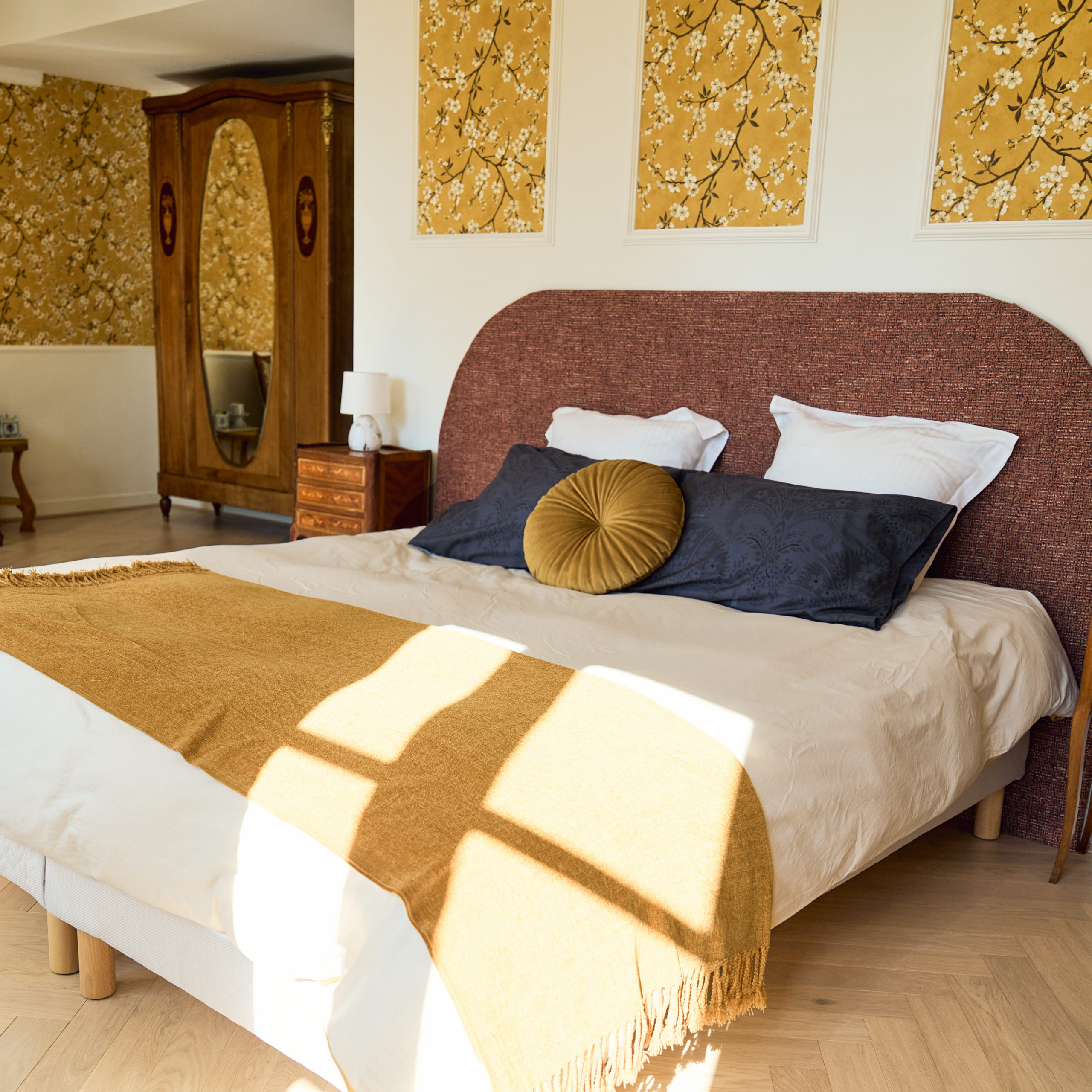 Suite de charme la Tosca chambre d'hôtes 4 épis au Château de la Motte Louchy-Montfand, Allier, Auvergne