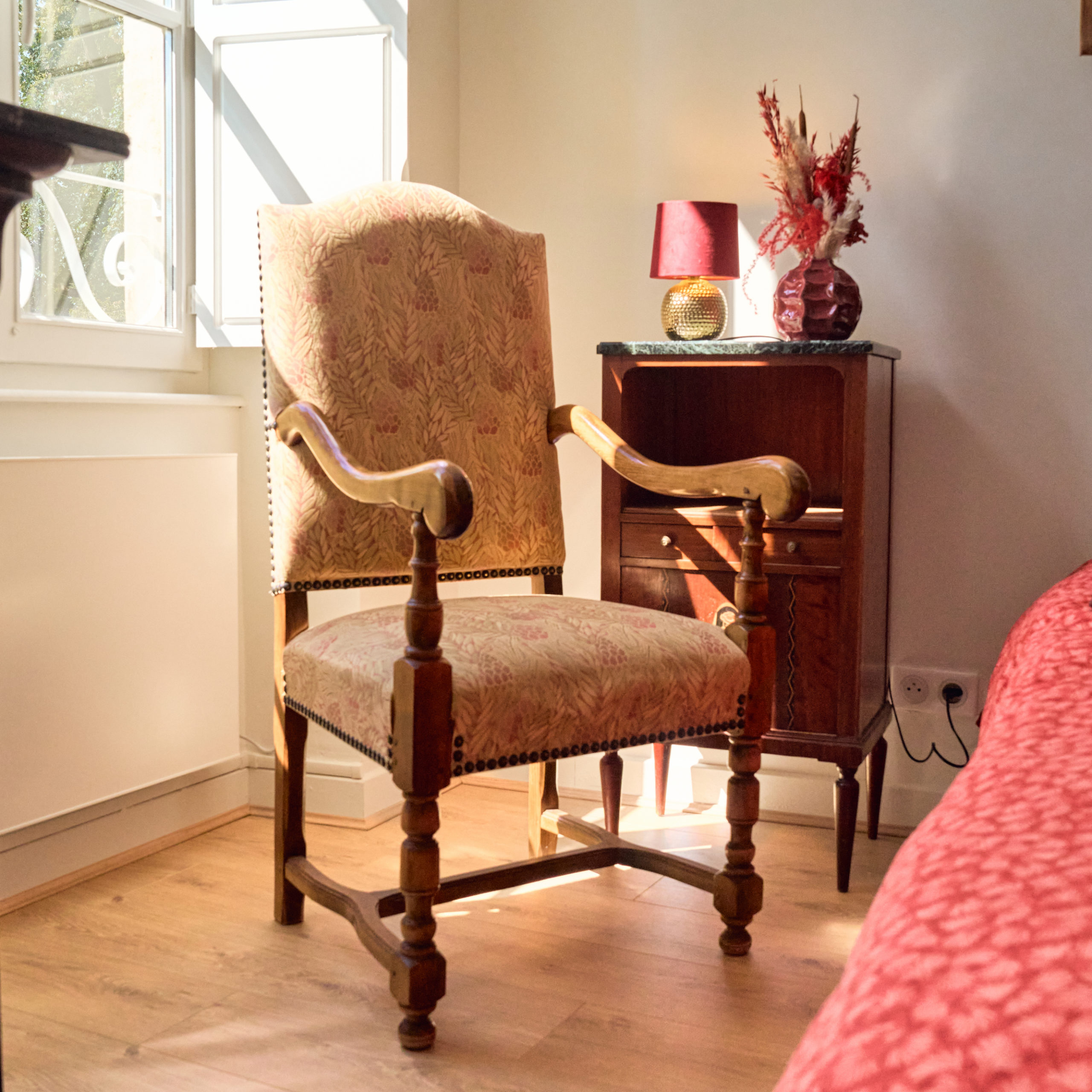 Chambre de charme la Dame à la Licorne - chambre d'hôtes 4 épis au Château de la Motte Louchy-Montfand, Allier, Auvergne